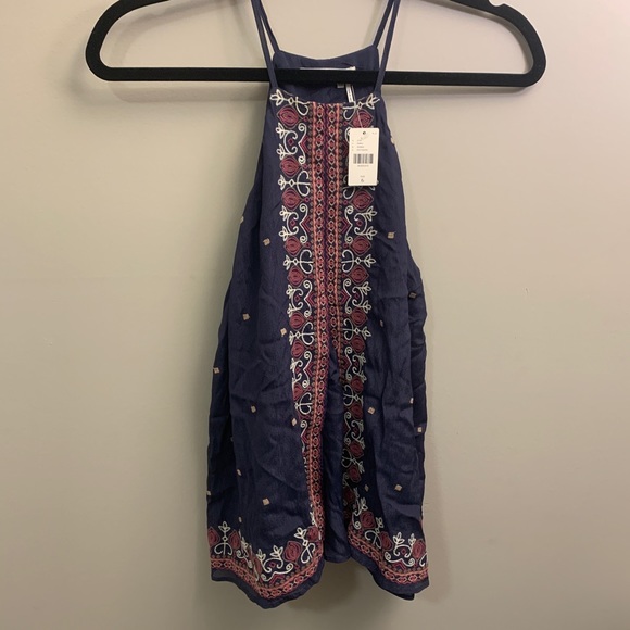 Anthropologie Floreat Midnight Flower Tank NEW - Picture 3 of 6